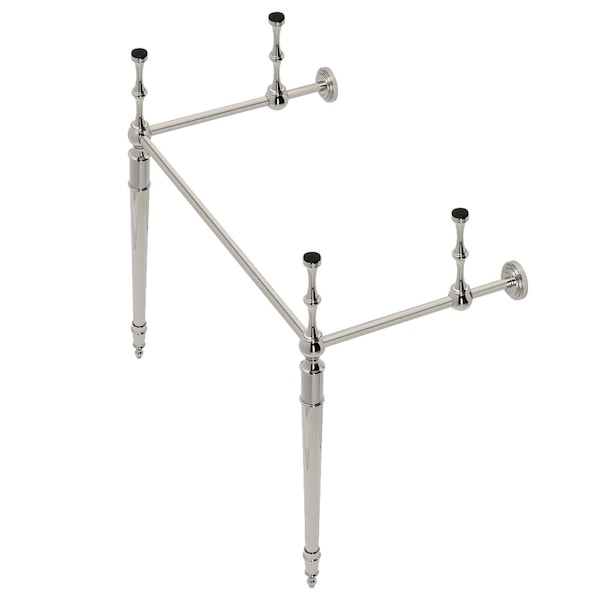 Fauceture VPB33286 Edwardian Brass Console Sink Legs, Polished Nickel VPB33286 - main